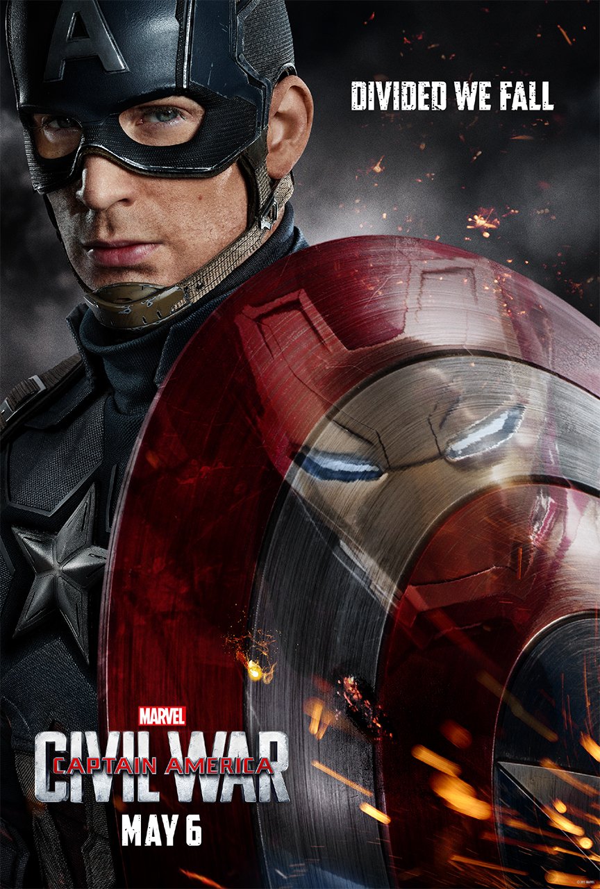 Civil War Poster Captain America