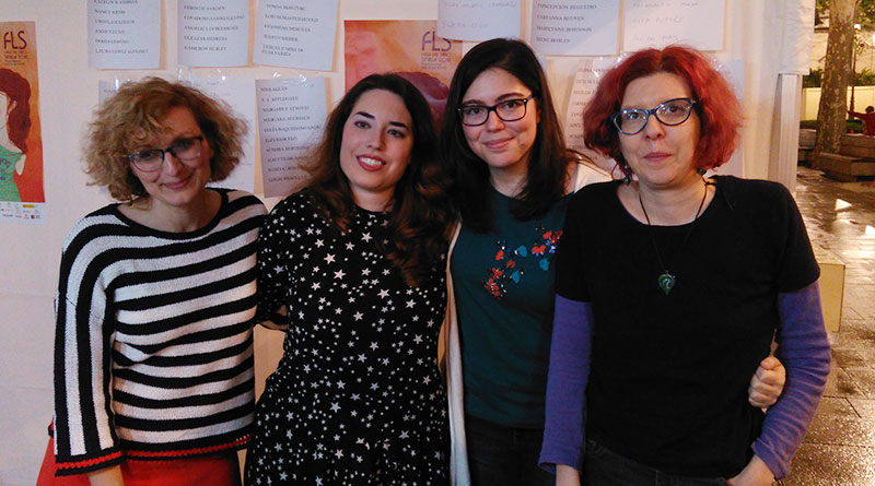 Diana P. Morales, Carmen Romero Lorenzo, Elena Lozano y Concha Perea